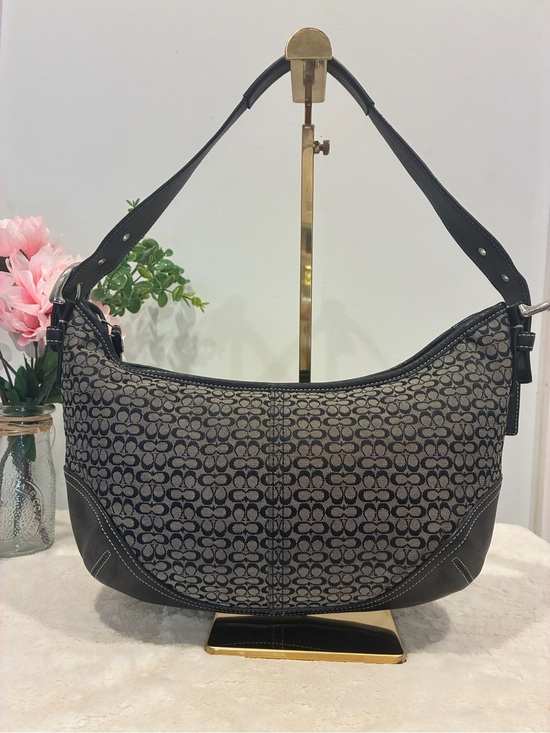 Coach Handbags - 🖤 Vintage Coach SoHo Signature Shoulder Bag F3J-6028